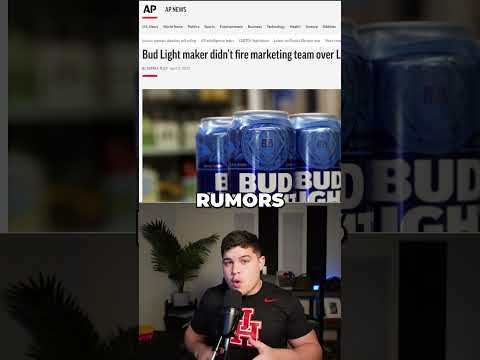 🚨 Bud Light Faces Backlash & Drops 10%! 💥 #budlight #daytrading #stockmarket