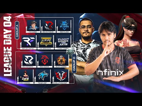 [🔴LIVE] RED CHAMPIONSHIP S-4 | LEAGUE STAGE G-A VS G-D | FREE FIRE @ItzKabbo @RedHawksOfficials