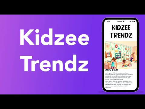 Kidzee Trendz WebPage Project 59  | Episode 35  | Aleeza Codes