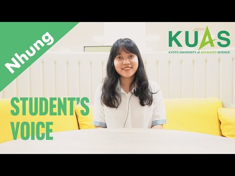 #KUAS Student's Voice Nhung from Vietnam 🇻🇳