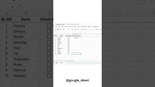 Checkbox with Formula in Google Sheets (tips & tricks) #shorts