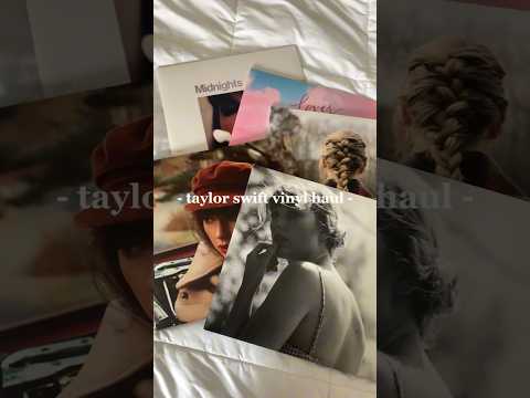 taylor swift vinyl haul 🪩💎 #swifties #taylorsversion #taylorswift #midnights #vinyl