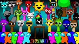 어몽어스Among Us VS INCREDIBOX SPRUNKI Lore Monster | Peanut Among Us Animation