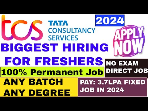 TCS HIRING 2023 BATCH, 2024 BATCH | TCS VACANCY 2024 | TCS JOBS 2024 | FRESHERS JOBS OPENINGS 2024