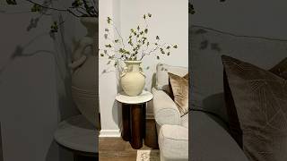 Quick Living Room Tour & Floral Arrangements #shorts