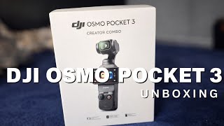 DJI Osmo Pocket 3 Unboxing 🔥 Cinematic 4K Camera for Vlogging