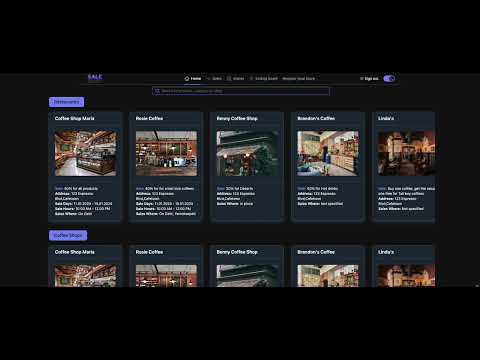 SaleSpot: An example of Happy Hour App built with Nuxt.js
