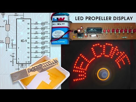 Make LED Propeller Display PCB - Part 2 - Soldering Components and Testing LED Propeller Display