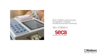 SECA CT8000i 2 2nd Generation 12 Lead ECG Compact Portable Enhanced Technology CT8000I 2