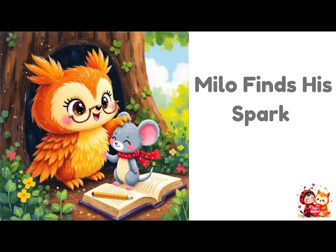 Milo Finds His Spark | A Gentle Story About Passion, Purpose, and the Joy of Learning 🔥🐭