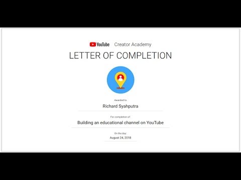 Building an educational channel on YouTube - Youtube creator academy course Exam Answers 2018