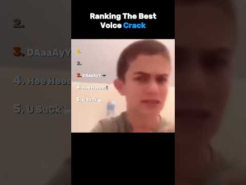 Ranking The Best Voice Crack Moments🗣️ #comedy  #funny #crazy