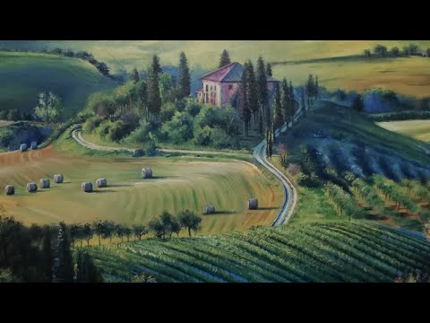 Paesaggio Toscano ad Olio💙