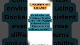 Dockerized Test Execution in Test Automation