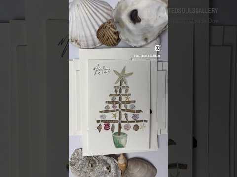 My holiday collection is LIVE!! Yesss! #coastalart #holidayseason #watercolorart #holidaycollection