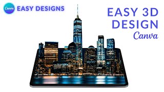 Create an Easy 3D Pop Out Image Design in Canva Tutorial
