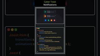 Create Toast Notification using HTML CSS and JavaScript #coding #webdevelopment 🚀