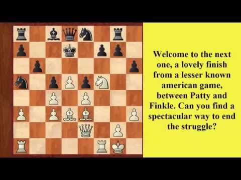 The best chess puzzles #24 a lovely mating attack.