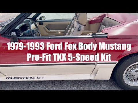 Mustang Fox Body Tremec TKX 5-Speed Kit from American Powertrain