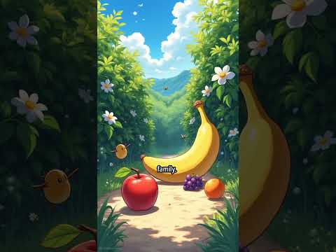 Fruit Friends. Part-2. #kidslearningvideos #stroytelling #aivideo #kidsshorts
