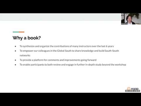 Introducing the EGAP Learning Days online book