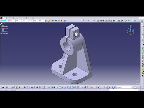 Catia V5  Part Design Tutorials for beginners | Exercise No 21