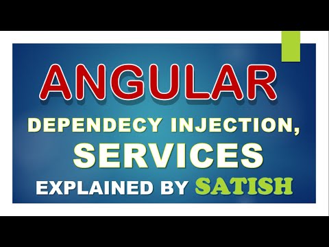 #angular Angular | Dependency Injection In Angular | @Injectable | Services In Angular #services