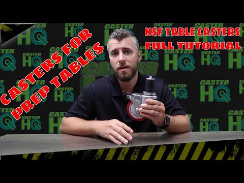 How to add Wheels to any Kitchen Prep Table & Stainless Prep Table!