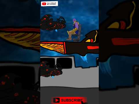 Kalki bhairava takes on the Mad Titan Thanos animation #kalki2898ad #prabhas #thanos #animation #mcu