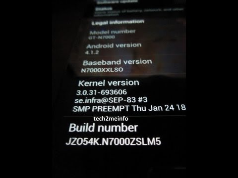 Android Jellybean 4.1.2 starts rolling out to original Galaxy Note N7000