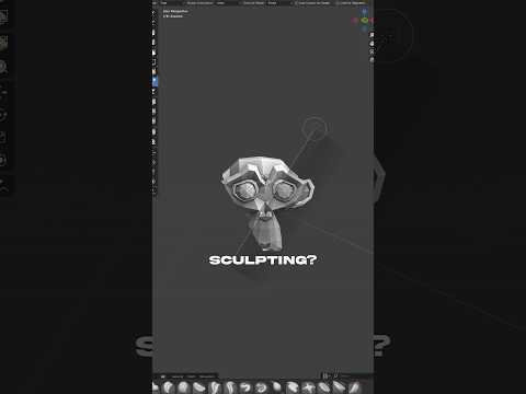 Slice while sculpting! 😎#blender3d