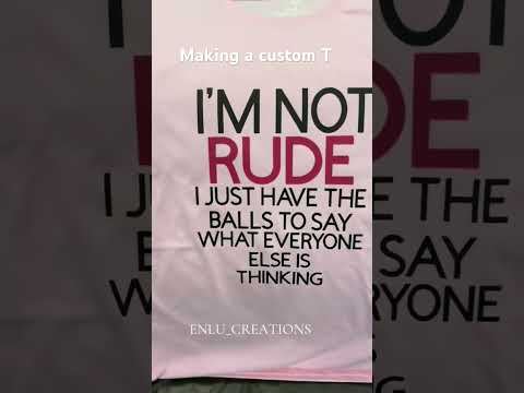 Customising a T-shirt #tshirt #customtshirtprinting #personalisedtshirt