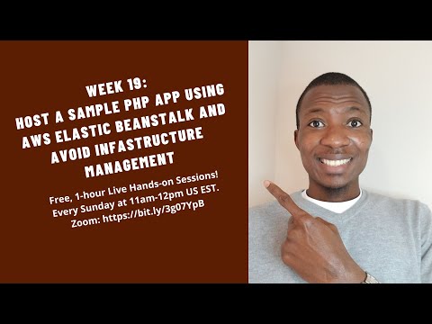 Week 19   Host a sample PHP app using AWS Elastic Beanstalk and avoid infastructure management