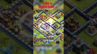 TH14 coc attack#coc #clashofclans #clashon #youtubeshorts #shortvideo #shortfeed #gaming #clashon