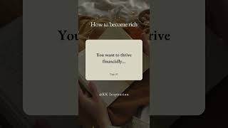 HOW TO BECOME RICH - 5 #Howtobecomerich #howtobecomebillionaire #howtobecomeamillionaire #motivation
