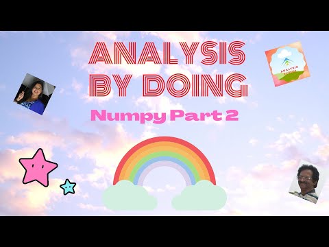 Data Analysis Hands-on AWS Cloud: NumPy Part 2