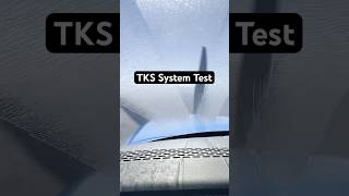 TKS system test. #learntofly #studentpilot #flighttraining #privatepilot #aviation