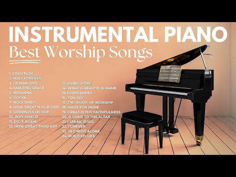 2 hour Instrumental Piano Worship Playlist | Hillsong, Bethel, Elevation | In His Presence