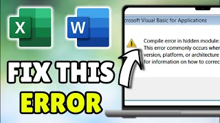 Fix Compile Error In Hidden Module In Excel/Word On Windows 11 - Full Tutorial