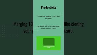 Excel Productivity