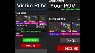 MM2 Visual dupe trade scam script