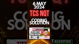 100% accepted Solutions. #tcs #tcsnqt