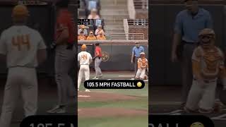 When Ben Joyce threw a 105.5 MPH pitch, the fastest in college baseball history 😳
