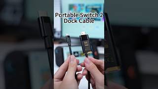 Switch2 TV Dock for Switch 1/2, USB C to HDMI Cable Adapter #tech #swith #switch2