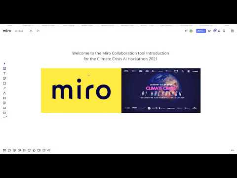 MUST SEE FOR HACKERS (Miro Board intro Specific for AI Hackathon 2021)