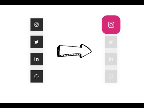 ✨ Animated Hovering Social Media Buttons with SVG Icons 🌐🎨
