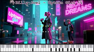 Billy Joel - Uptown Girl | Karaoke Instrumental with Virtual Piano