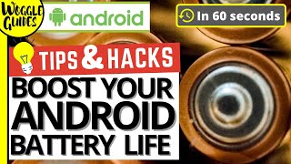 Tips and tricks to Boost your Android battery 2021 #shorts