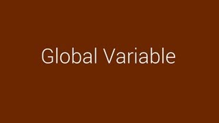 Global Variable in Ruby