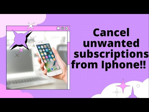 Remove subscriptions from iphone